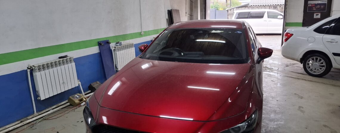 Установка StarLine S96 v2 на Mazda 3 RHD в Красноярске